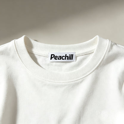 Peachill Women's Short‑Sleeve Crew Neck Mini T‑Shirt Dress, Slim‑Fit Casual Summer Short Dress, Soft Cotton Bodycon Dress