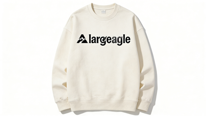 【largeagle Mountain Eagle Crew Neck Sweatshirt】—— Casual Comfort & Outdoor Spirit