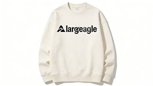 【largeagle Mountain Eagle Crew Neck Sweatshirt】—— Casual Comfort & Outdoor Spirit
