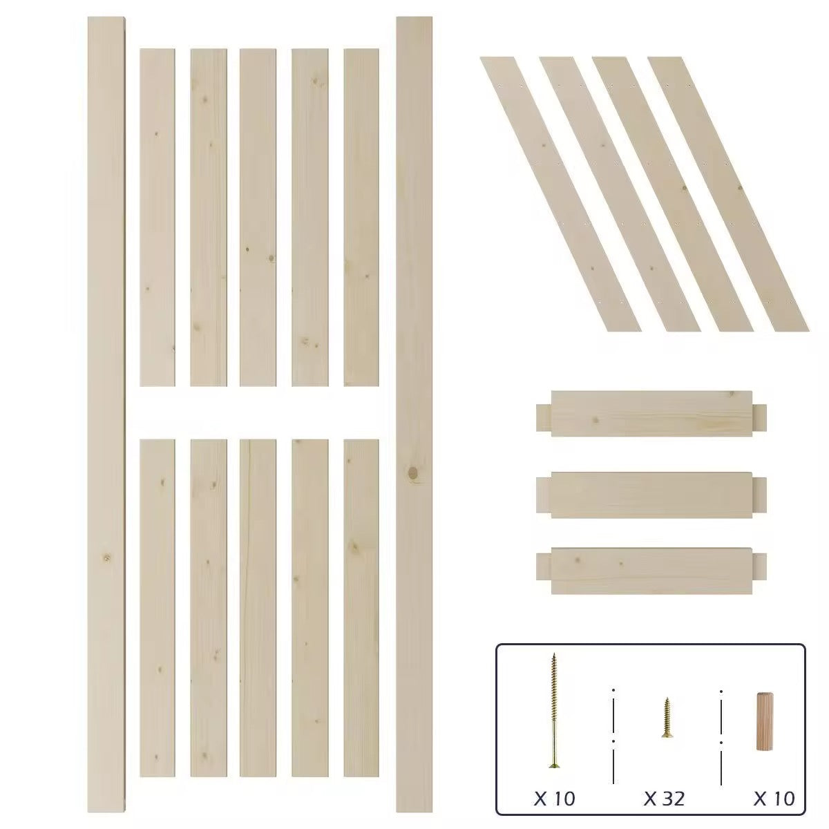 【livemaster Wooden Sliding Barn Door】—— Classic Farmhouse Style for Modern Spaces