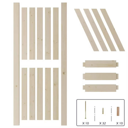 【livemaster Wooden Sliding Barn Door】—— Classic Farmhouse Style for Modern Spaces